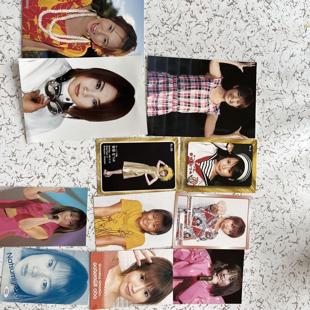 Amazon.co.jp: モーニング娘 安倍なつみ 生写真 カード セット